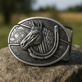 Fivela Cavalo de Aço com Canivete Secreto - Esporatto