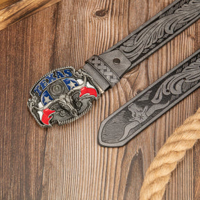 Cinto Touro Texano em Couro Premium - Esporatto